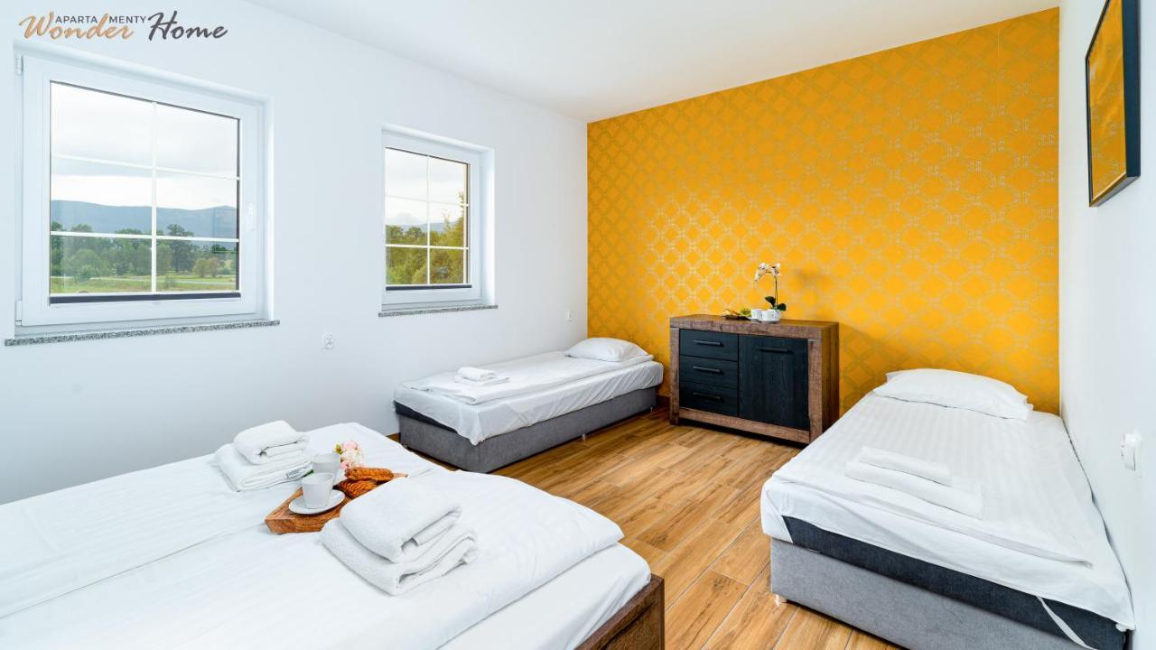 Wonder Home - Apartamenty Halo Karkonosze Z Ogrodem, Sezonowym Basenem, Placem Zabaw I Widokiem Na Sniezke - Zlokalizowane Blisko Karpacza Myslakowice Ngoại thất bức ảnh