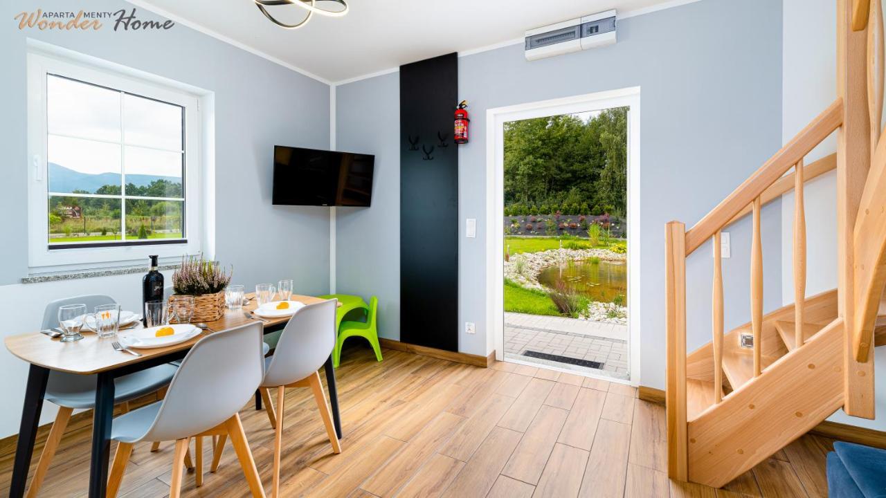 Wonder Home - Apartamenty Halo Karkonosze Z Ogrodem, Sezonowym Basenem, Placem Zabaw I Widokiem Na Sniezke - Zlokalizowane Blisko Karpacza Myslakowice Ngoại thất bức ảnh