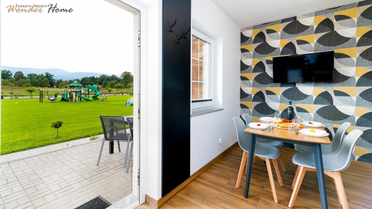 Wonder Home - Apartamenty Halo Karkonosze Z Ogrodem, Sezonowym Basenem, Placem Zabaw I Widokiem Na Sniezke - Zlokalizowane Blisko Karpacza Myslakowice Ngoại thất bức ảnh